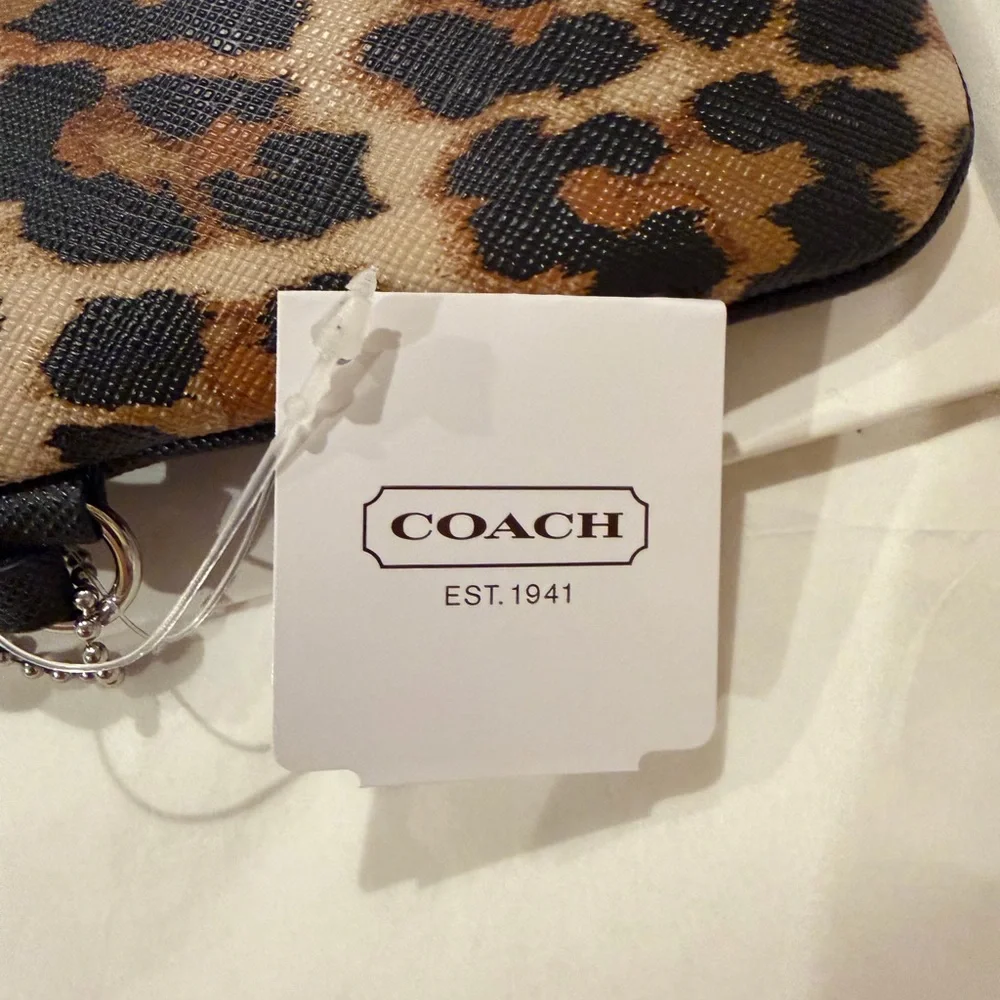 Coach Animal Print Wristlet - Picture 3 of 6